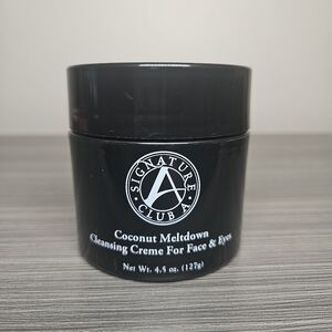Signature Club A Coconut Meltdown Cleansing Creme for Face & Eyes 4.5oz New